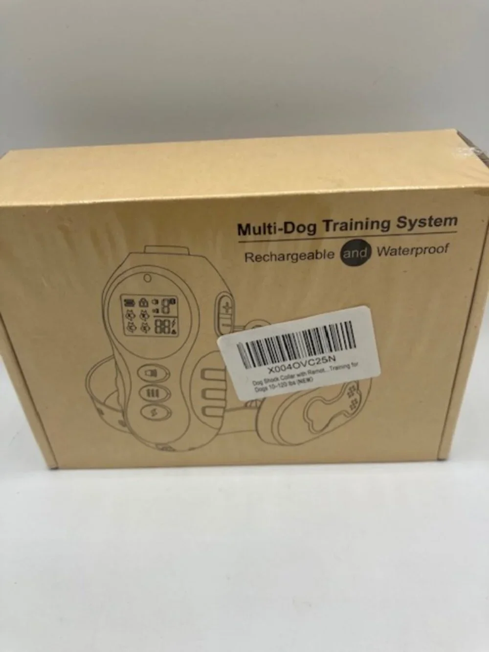 Rechargable Dog‎ Training Collar System Waterproof New in Box Fits 10lb to 120lb